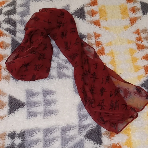 silk scarf - Picture 2 of 3